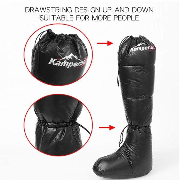 Load image into Gallery viewer, Camping Down Socks Down Boots Sleeping Bag Socks Down Boots Camping
