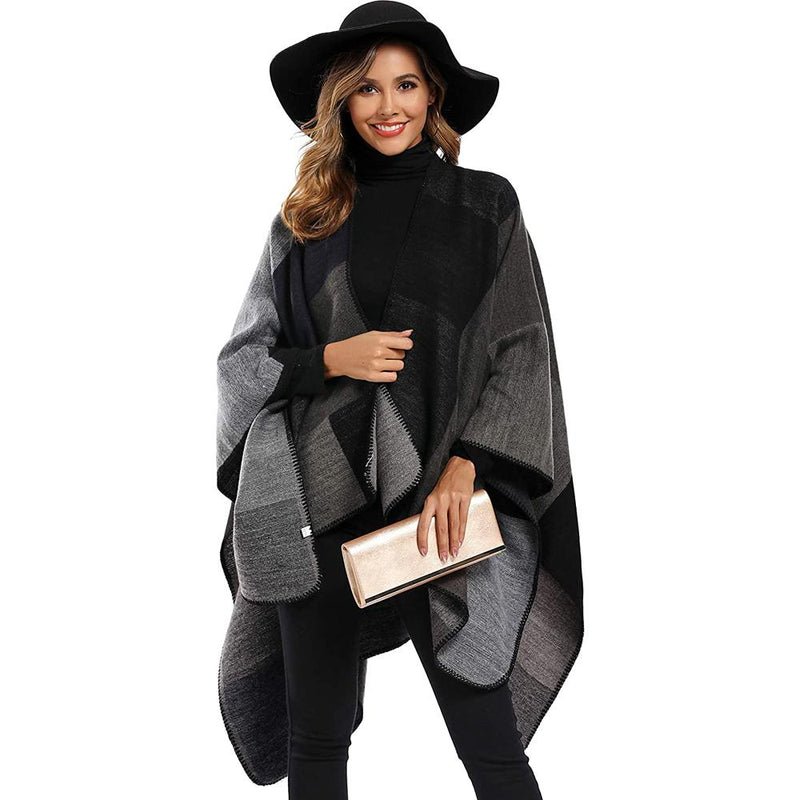 Load image into Gallery viewer, Shawl Wraps Sweater Poncho Cape Coat Christmas Gifts for Women
