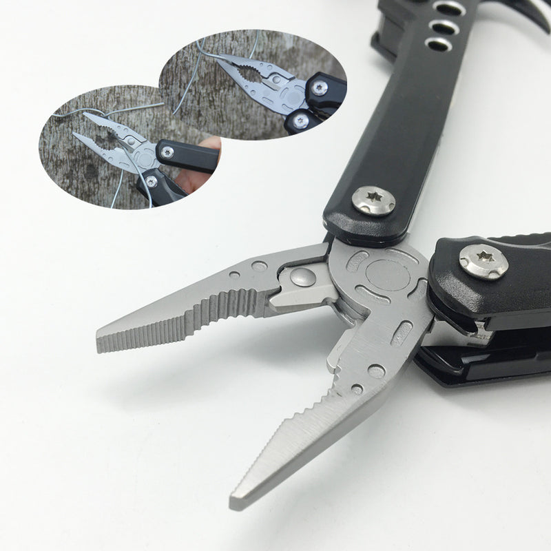 Load image into Gallery viewer, Manufacturers supply multi-functional claw hammer pliers 022 outdoor camping multi-purpose folding car portable emergency tool
