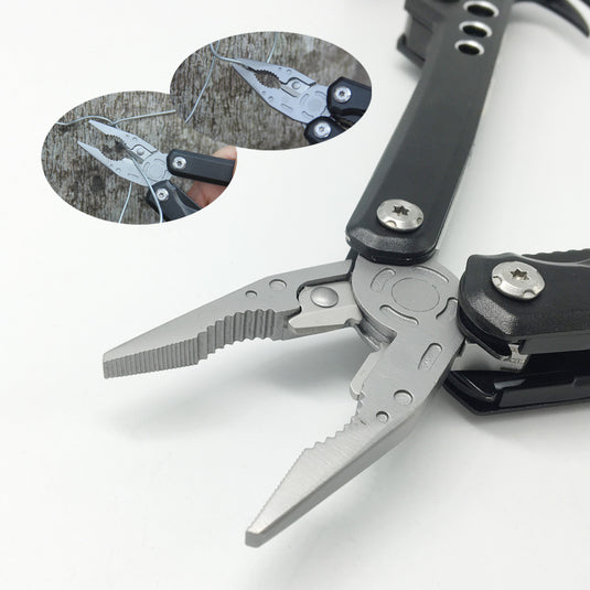 Manufacturers supply multi-functional claw hammer pliers 022 outdoor camping multi-purpose folding car portable emergency tool