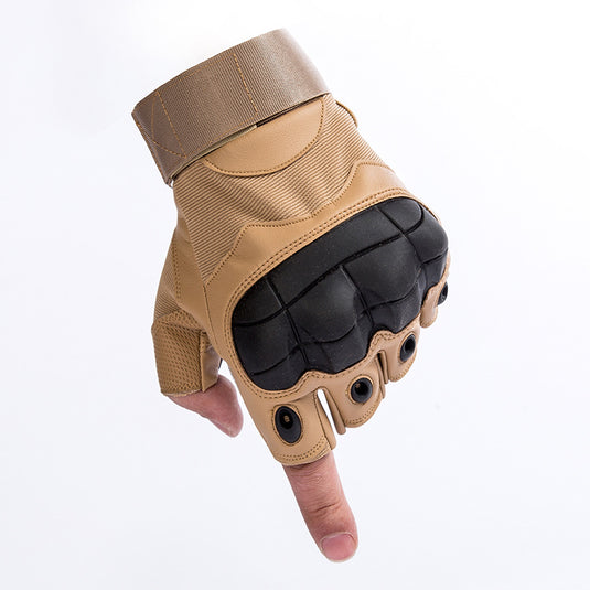 Male and female army fan half finger gloves tactical combat fitness sports mountaineering training gloves custom-made foreign trade wholesale