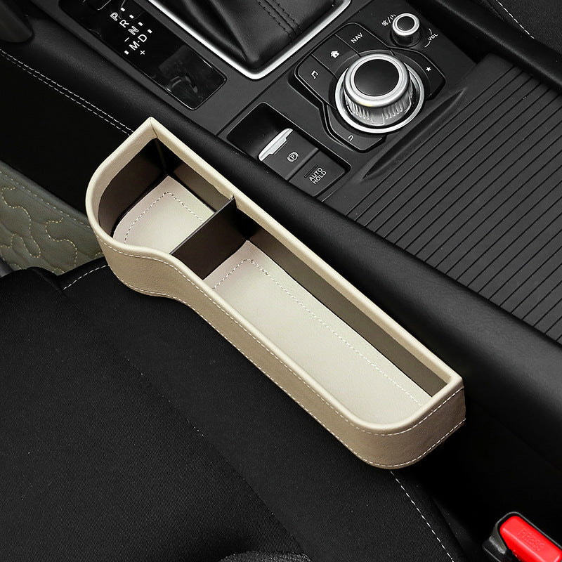 Load image into Gallery viewer, Storage Box Car Organizer Seat Gap PU Case Pocket Car Seat Side Slit for Wallet Phone Coins Cigarette Keys Cards For Universal
