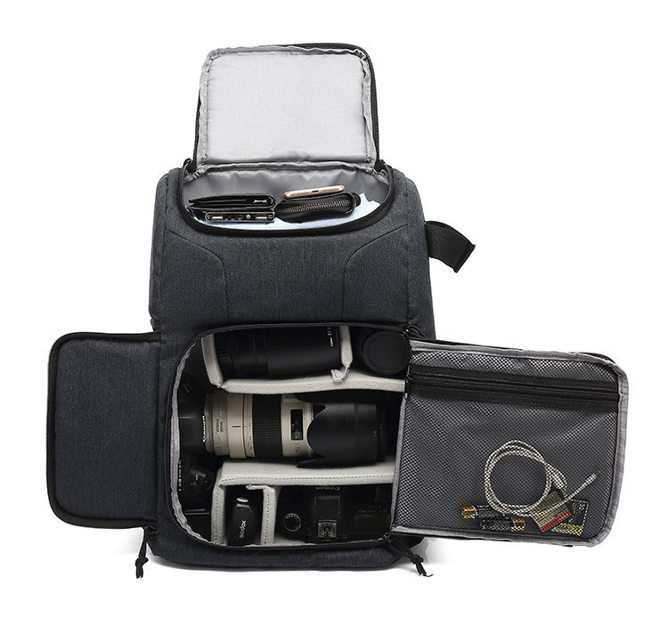 Load image into Gallery viewer, Factory direct sales new outdoor professional multi-function shoulder camera bag large capacity SLR bag waterproof dn camera bag
