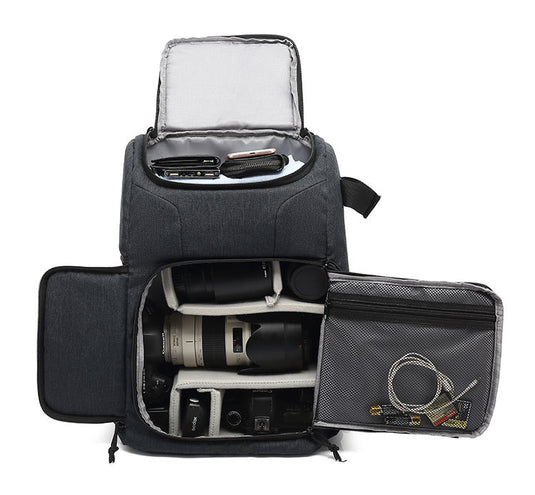 Factory direct sales new outdoor professional multi-function shoulder camera bag large capacity SLR bag waterproof dn camera bag