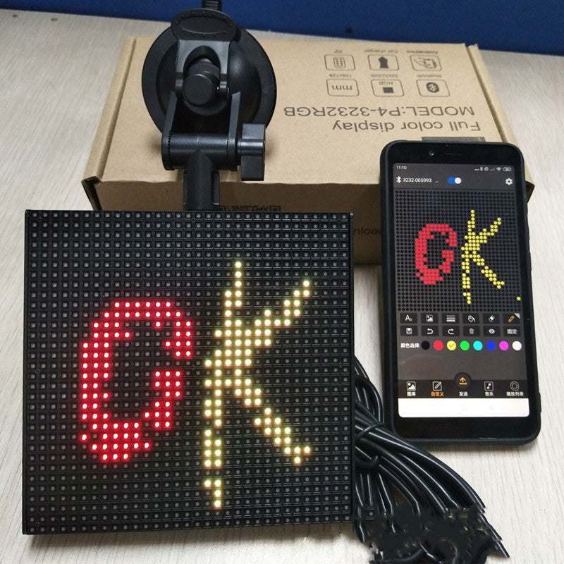 Load image into Gallery viewer, Full-Color Bluetooth Emoticon Car Led Display
