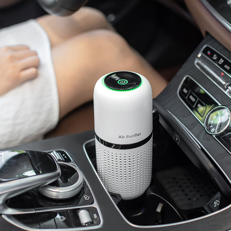 Load image into Gallery viewer, New P02 Car Air Purifier Small Mini PM2.5 Sterilization and Formaldehyde Removal Car Air Purifier

