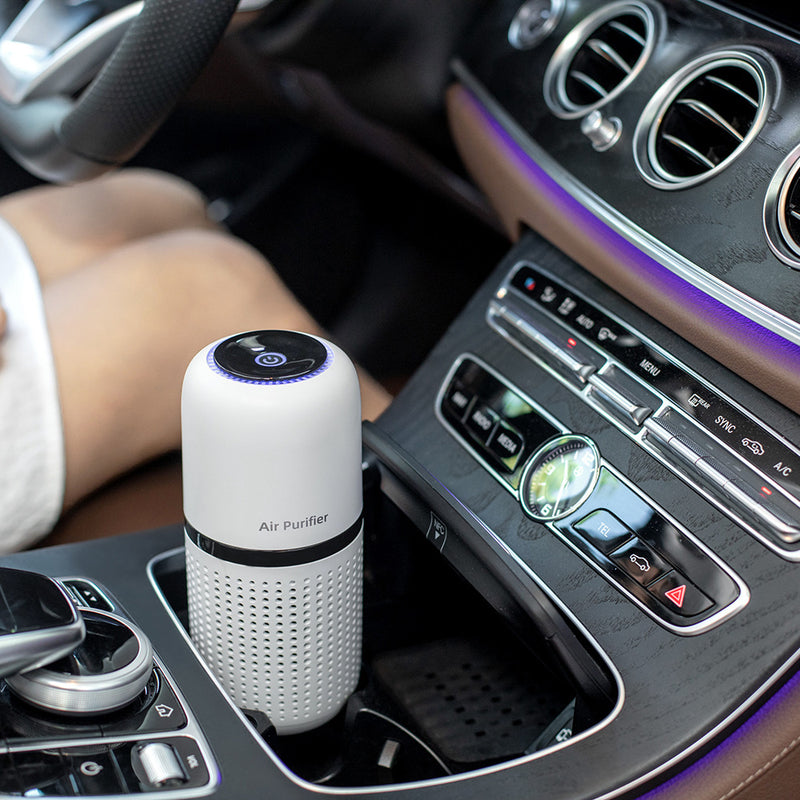 Load image into Gallery viewer, New P02 Car Air Purifier Small Mini PM2.5 Sterilization and Formaldehyde Removal Car Air Purifier
