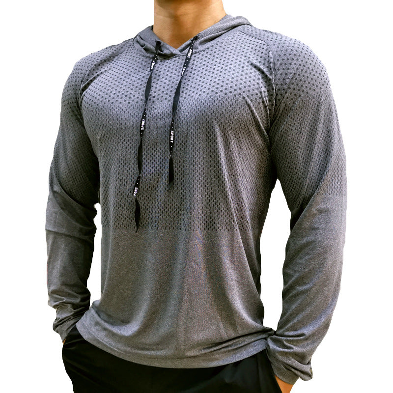 Load image into Gallery viewer, Fall/winter fitness sportswear men&#39;s long-sleeved sweater loose casual hoodie quick-drying breathable sweat-absorbent running training suit
