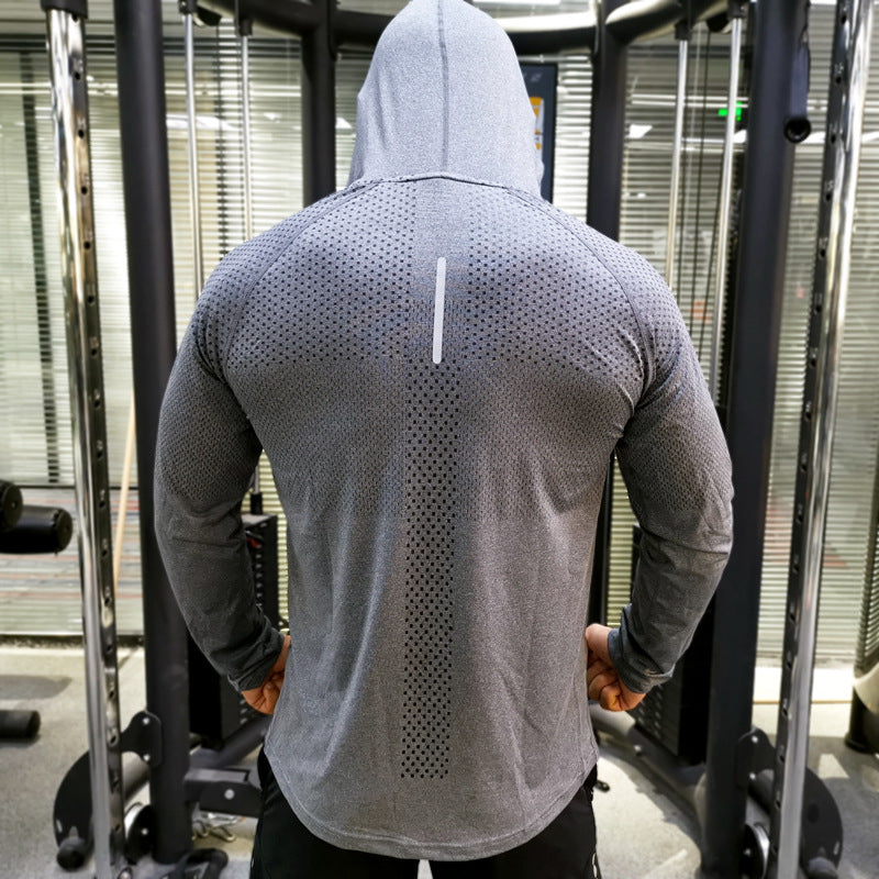 Load image into Gallery viewer, Fall/winter fitness sportswear men&#39;s long-sleeved sweater loose casual hoodie quick-drying breathable sweat-absorbent running training suit
