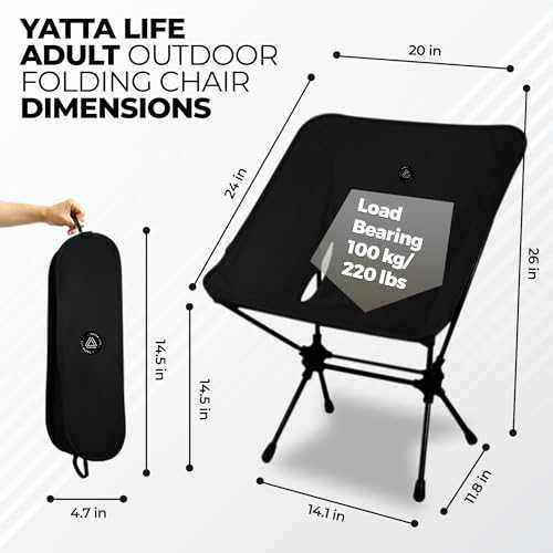 Load image into Gallery viewer, Low Back Ultralight Folding Camping Chairs With Storage Pouch - Khaki
