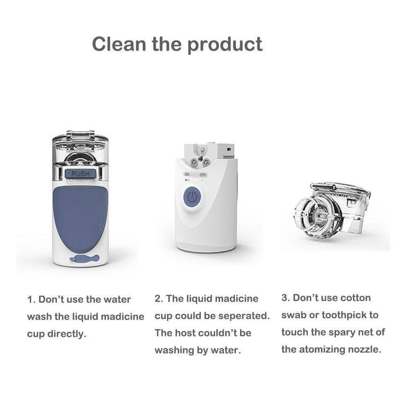 Load image into Gallery viewer, Portable Handheld Nebulizer Mist Inhaler and Atomizer
