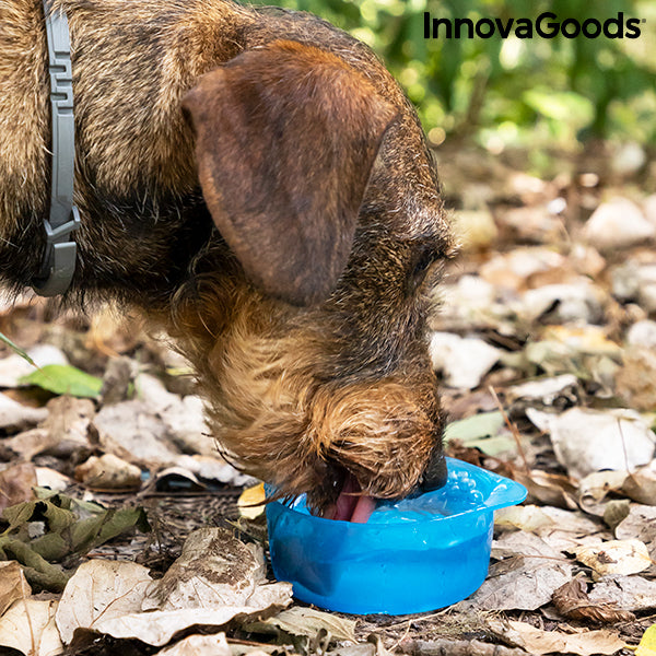 Load image into Gallery viewer, 2-in-1 bottle with water and food containers for pets Pettap

