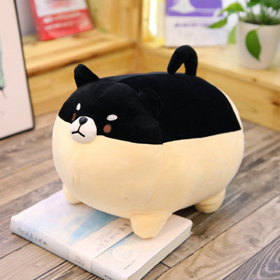 Cute soft down cotton big fat Shiba Inu pillow sleeping plush pillow dolls to send girls gifts