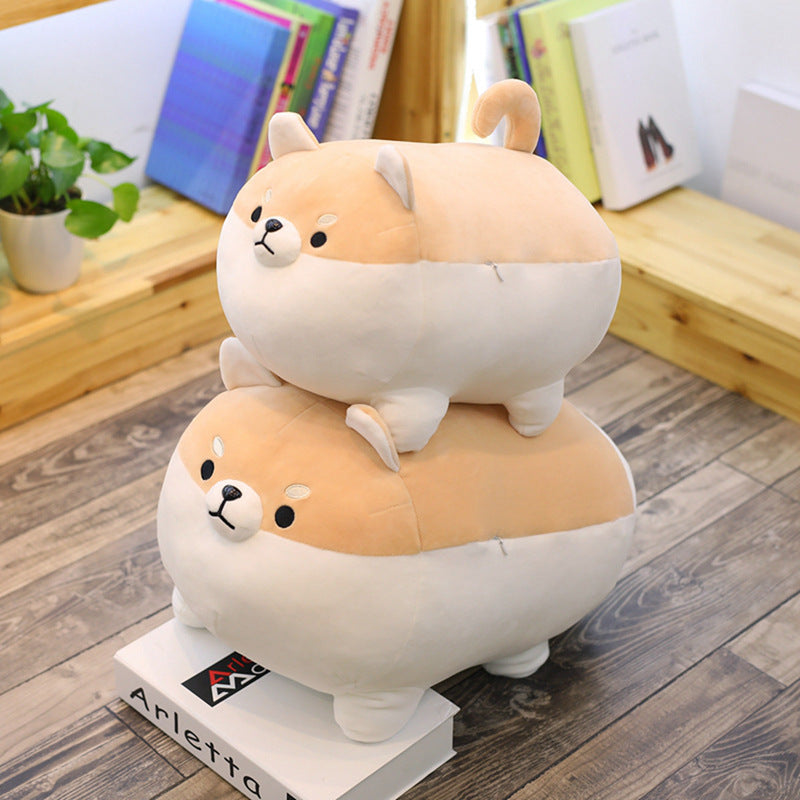 Load image into Gallery viewer, Cute soft down cotton big fat Shiba Inu pillow sleeping plush pillow dolls to send girls gifts
