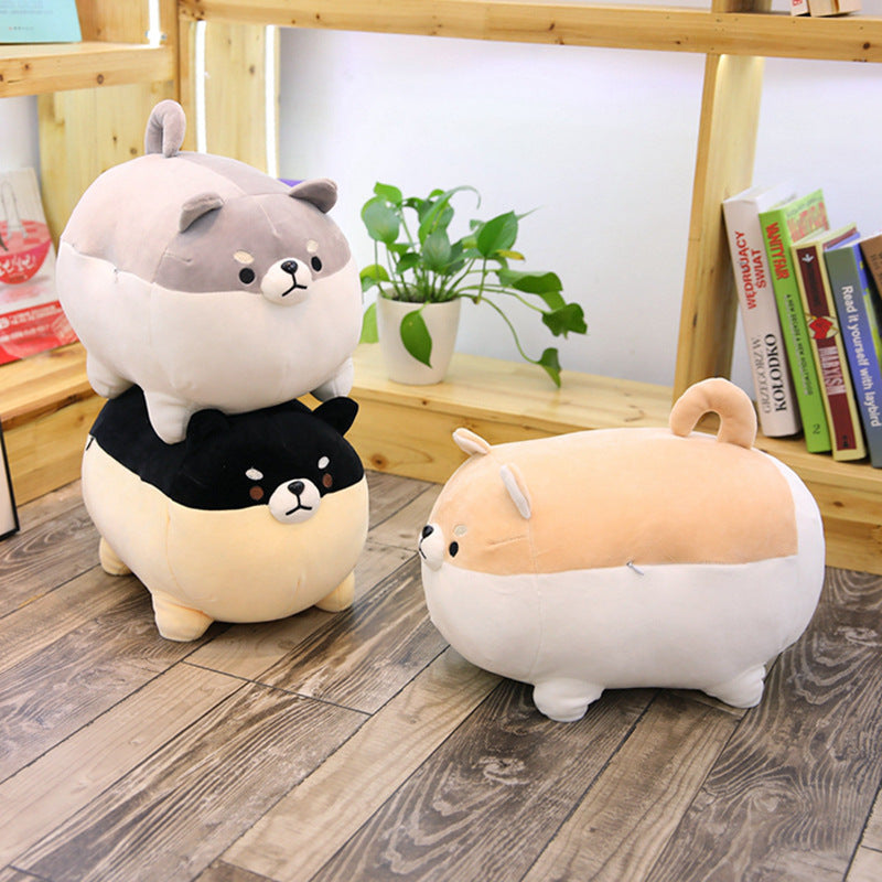 Load image into Gallery viewer, Cute soft down cotton big fat Shiba Inu pillow sleeping plush pillow dolls to send girls gifts
