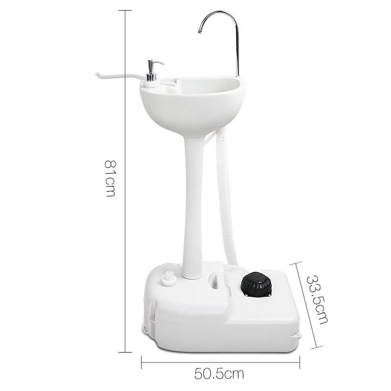Load image into Gallery viewer, Weisshorn Camping Basin Portable Hand Wash Sink Stand 19L Capacity
