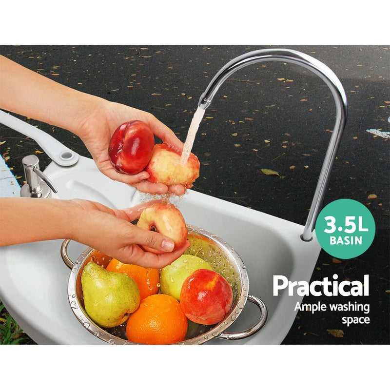 Load image into Gallery viewer, Weisshorn Camping Basin Portable Hand Wash Sink Stand 19L Capacity
