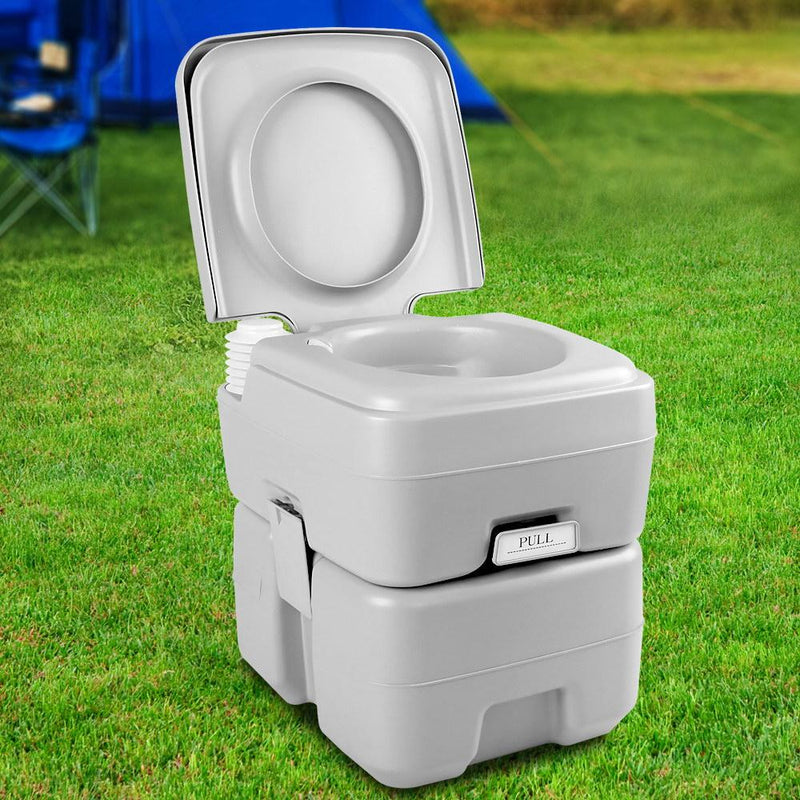 Load image into Gallery viewer, Weisshorn 20L Portable Camping Toilet Outdoor Flush Potty Boating
