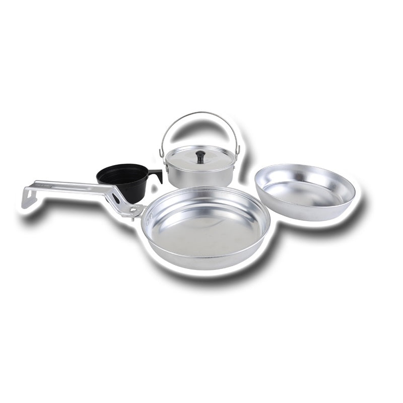 Load image into Gallery viewer, Camping Cookware Set, Aluminum
