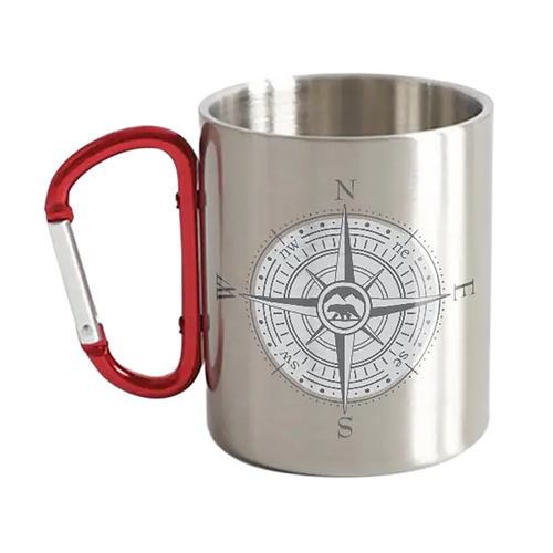 Compass Camping Carabiner Mug 12oz