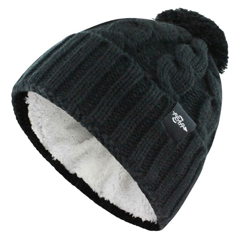 Load image into Gallery viewer, Warmest Plush Insulated Cuff Knit Pom Women Winter Beanie Hat Warm
