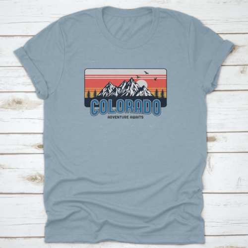 Mountain Illustration, Outdoor Adventure. Vector Graphic For T Shirt