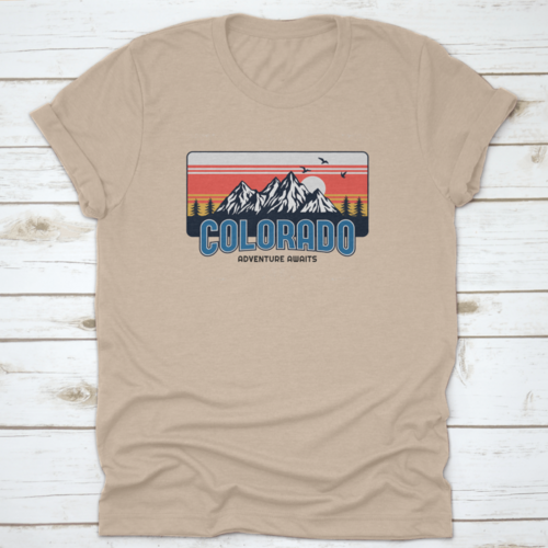 Mountain Illustration, Outdoor Adventure. Vector Graphic For T Shirt