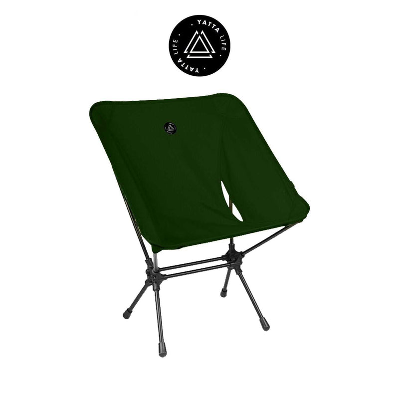 Load image into Gallery viewer, Low Back Ultralight Folding Camping Chairs With Storage Pouch - Khaki
