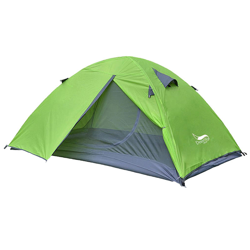 Load image into Gallery viewer, Outdoor camping double-layer camping tent Oxford cloth material camping rainproof sunscreen multi-person tent
