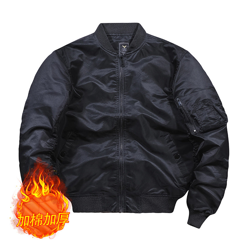 Load image into Gallery viewer, Autumn and winter tough guy jacket live source [cotton/thin] air force ma1 pilot jacket male flight jacket
