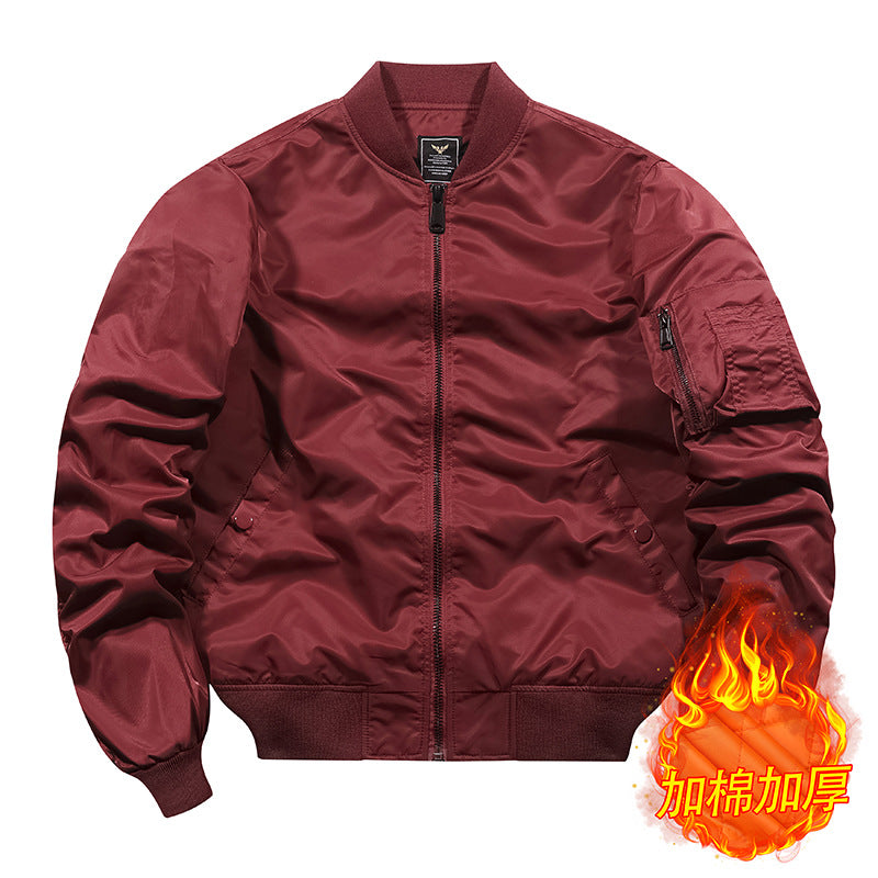 Load image into Gallery viewer, Autumn and winter tough guy jacket live source [cotton/thin] air force ma1 pilot jacket male flight jacket
