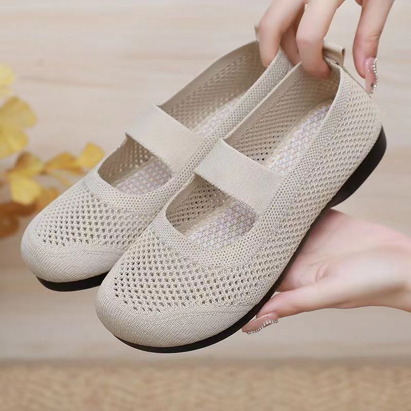Load image into Gallery viewer, Shoes for women 2023 spring new women&#39;s shoes casual mom shoes socks mesh shoes soft sole sports foreign trade women&#39;s shoes
