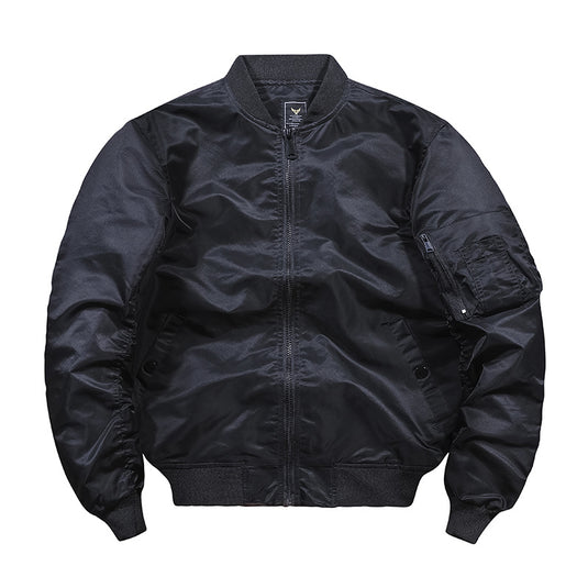 Autumn and winter tough guy jacket live source [cotton/thin] air force ma1 pilot jacket male flight jacket