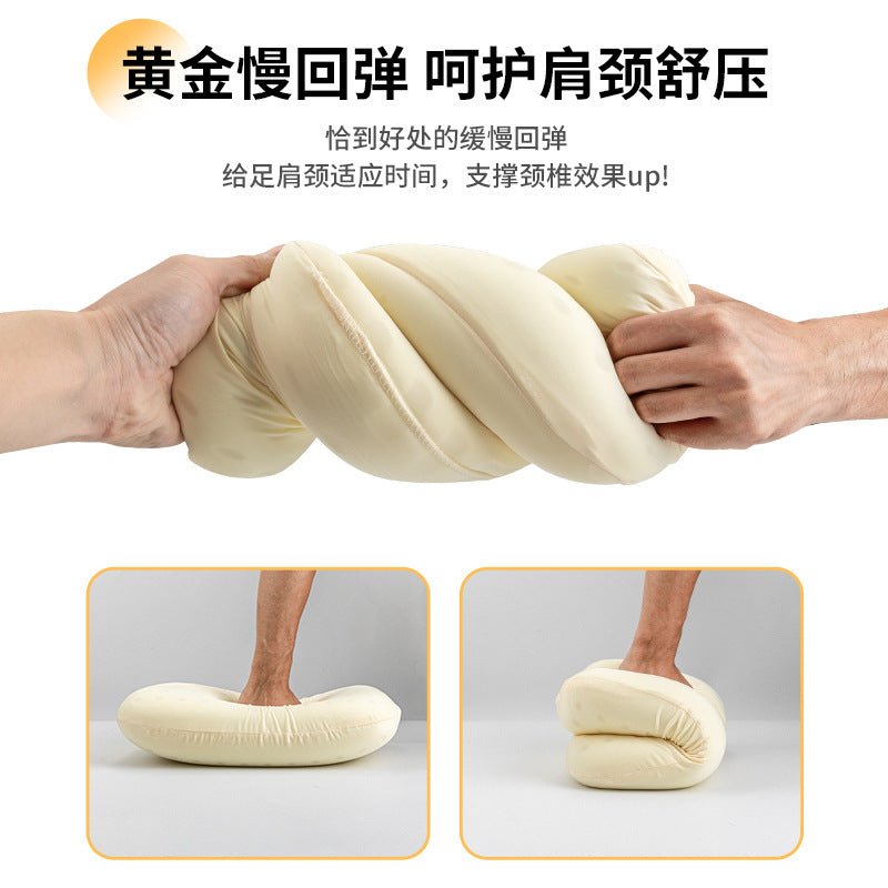 Load image into Gallery viewer, HIKEMAN memory foam pillow outdoor camping travel cervical pillow portable lunch break pillow slow rebound memory pillow
