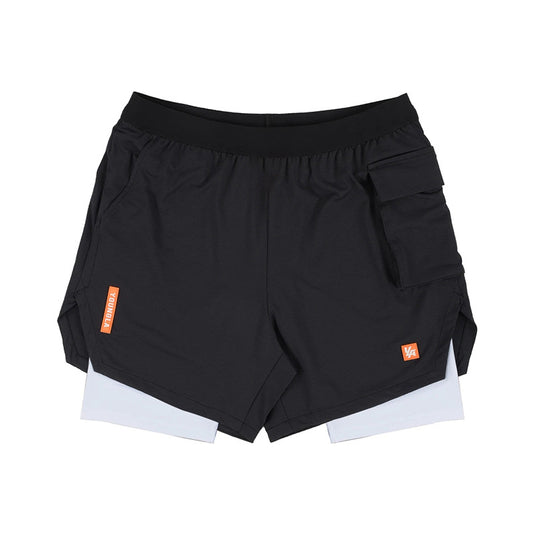 Fitness shorts release exposure loose moisture-absorbing sweat-wicking quick-drying elastic schoolbag bag shorts