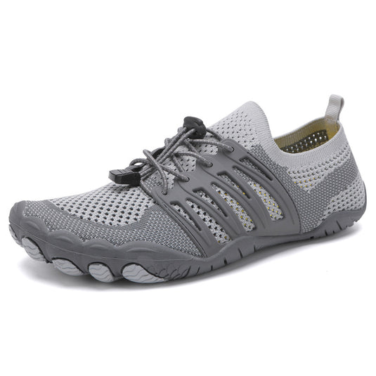 Cross-border new outdoor river-tracing shoes, men's and women's beach shoes, non-slip, amphibious, speed-interference water shoes, breathable swimming shoes