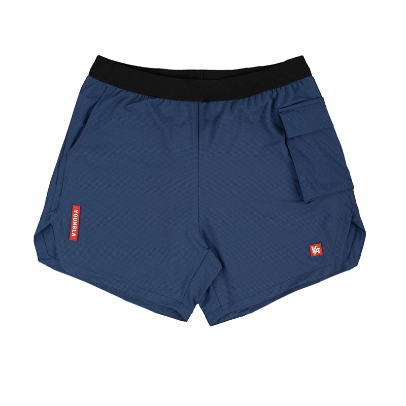 Load image into Gallery viewer, Fitness shorts release exposure loose moisture-absorbing sweat-wicking quick-drying elastic schoolbag bag shorts
