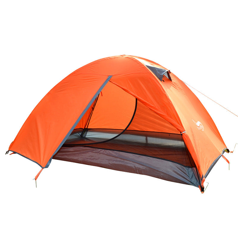 Load image into Gallery viewer, Outdoor camping double-layer camping tent Oxford cloth material camping rainproof sunscreen multi-person tent
