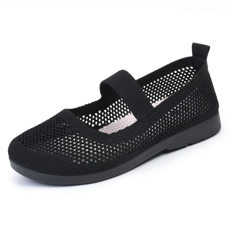 Load image into Gallery viewer, Shoes for women 2023 spring new women&#39;s shoes casual mom shoes socks mesh shoes soft sole sports foreign trade women&#39;s shoes
