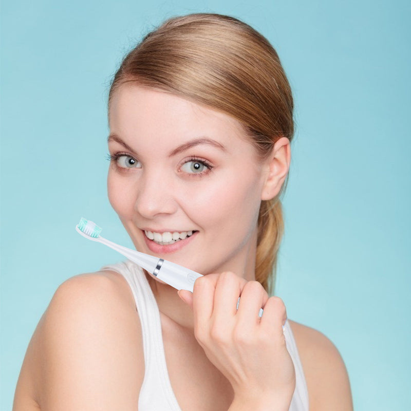 Load image into Gallery viewer, Cross-border 5-speed high-frequency vibration tooth cleaner USB electric toothbrush tooth cleaner to remove stains and calculus set tooth cleaner
