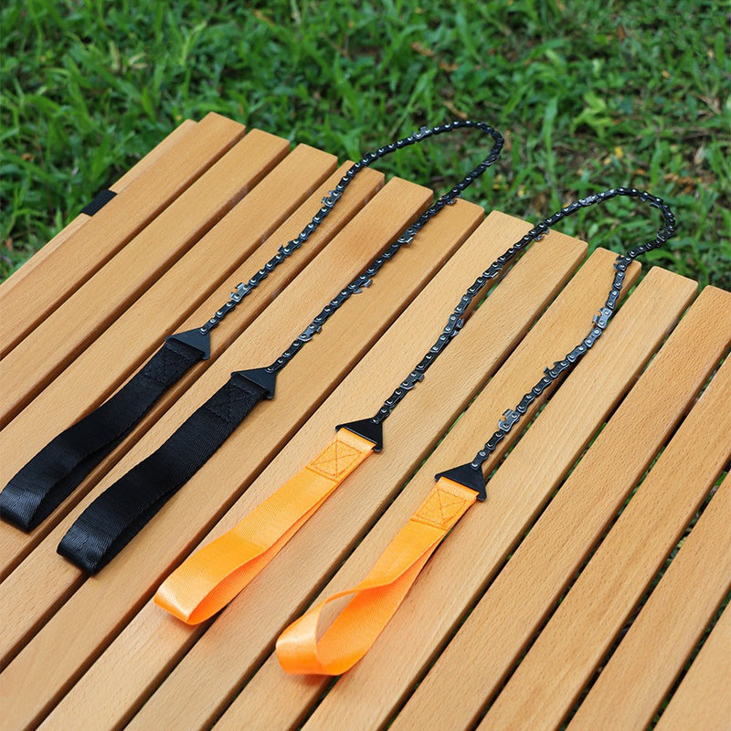 Load image into Gallery viewer, Portable Hand Chain Saw Outdoor Chain Scroll Saw 11 Teeth Manganese Steel Pocket Scroll Saw 24 Inch Garden Pruning Tool
