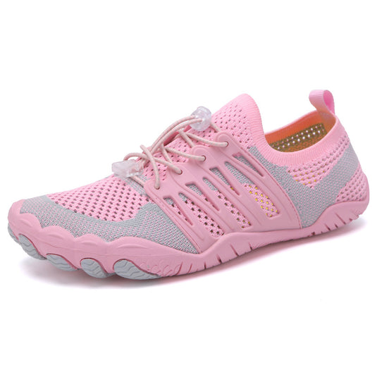 Cross-border new outdoor river-tracing shoes, men's and women's beach shoes, non-slip, amphibious, speed-interference water shoes, breathable swimming shoes