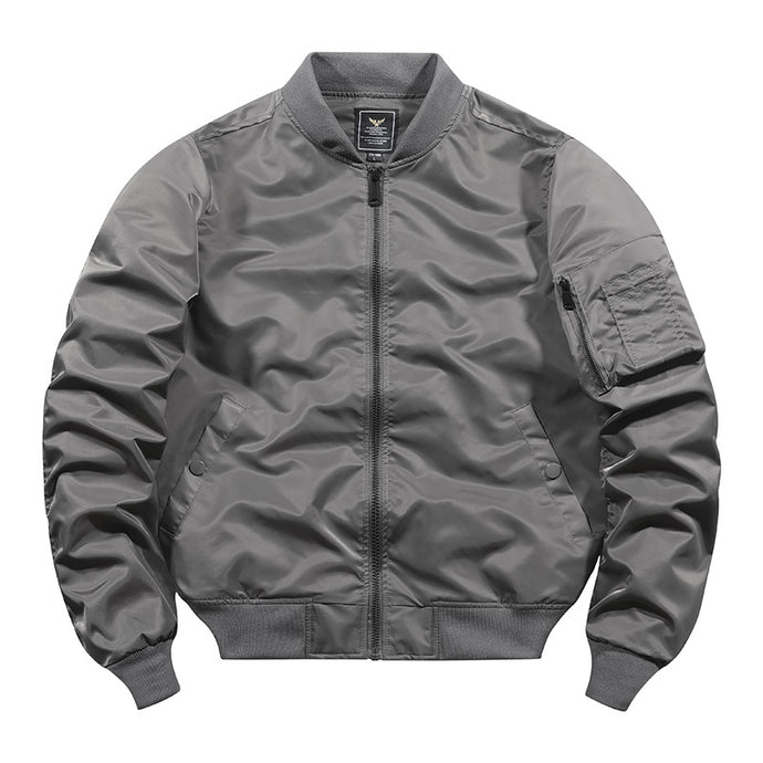 Autumn and winter tough guy jacket live source [cotton/thin] air force ma1 pilot jacket male flight jacket