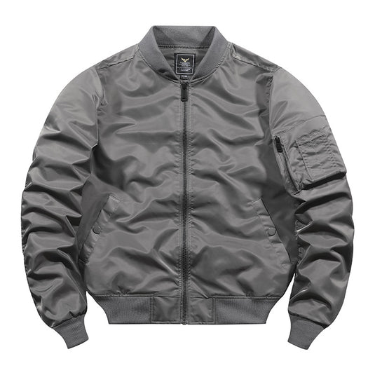 Autumn and winter tough guy jacket live source [cotton/thin] air force ma1 pilot jacket male flight jacket