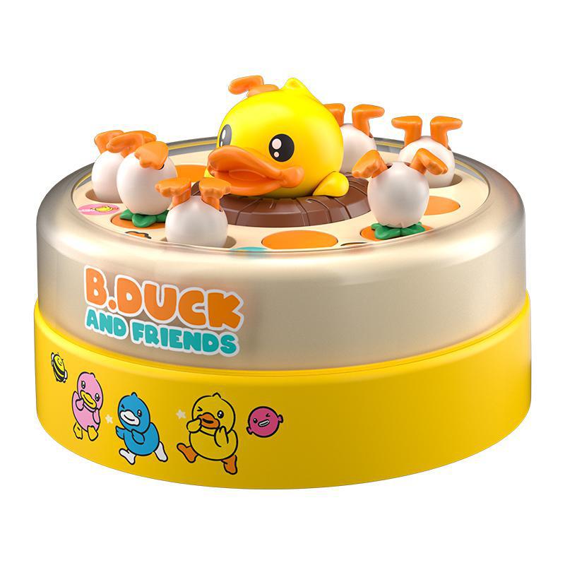 Load image into Gallery viewer, B.duck children&#39;s bouncing yellow duck toy children&#39;s bouncing turntable children&#39;s concentration training educational toys
