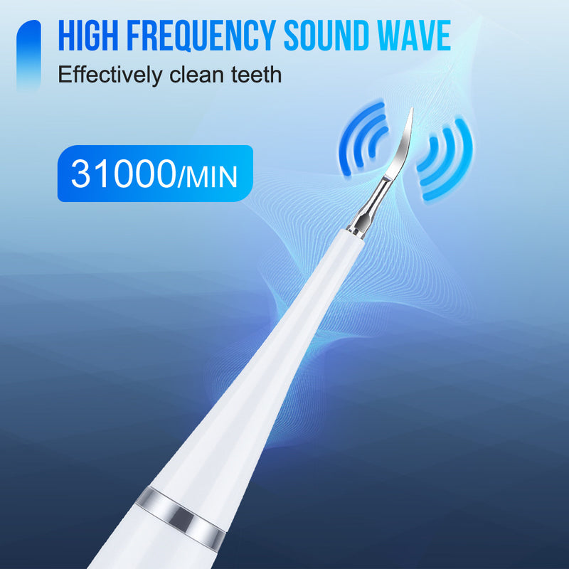 Load image into Gallery viewer, Cross-border 5-speed high-frequency vibration tooth cleaner USB electric toothbrush tooth cleaner to remove stains and calculus set tooth cleaner
