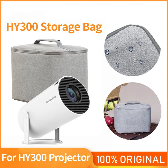 Cross-border hot-selling HY300 barrel projector storage bag portable outdoor camping portable projection storage box