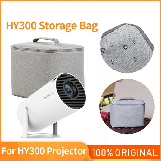 Cross-border hot-selling HY300 barrel projector storage bag portable outdoor camping portable projection storage box