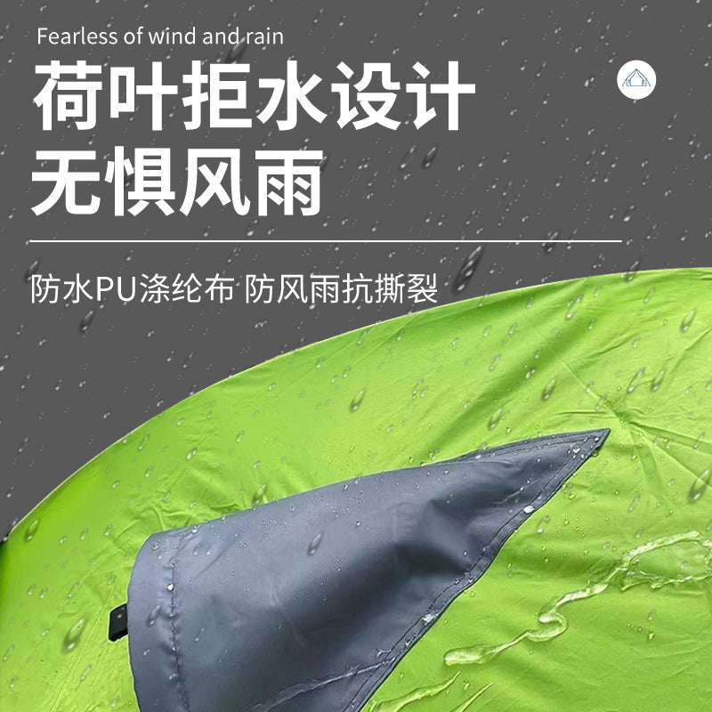 Load image into Gallery viewer, Outdoor camping double-layer camping tent Oxford cloth material camping rainproof sunscreen multi-person tent
