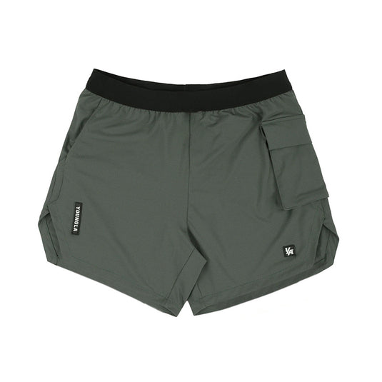 Fitness shorts release exposure loose moisture-absorbing sweat-wicking quick-drying elastic schoolbag bag shorts